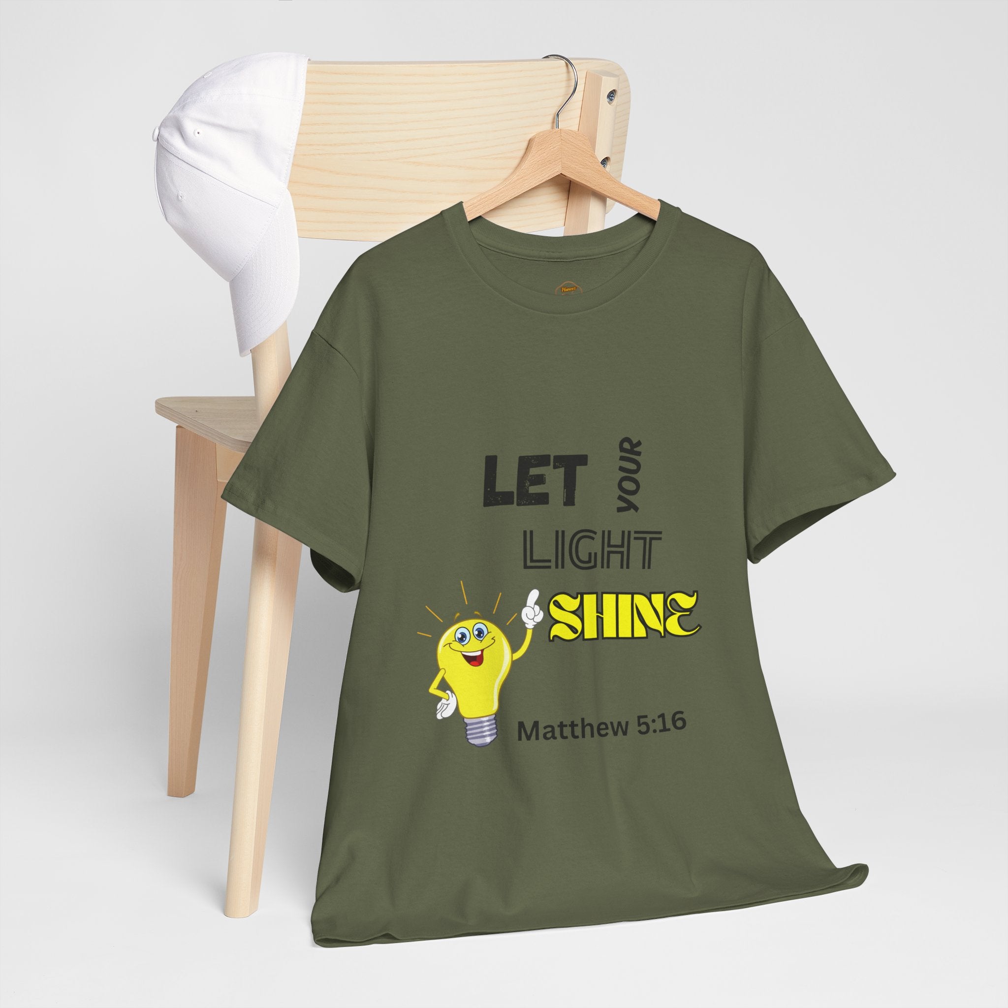 Let Your Light Shine T-Shirt – Matthew 5:16