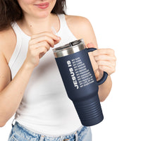 Christian JESUS IS Insulated Travel Mug, 40oz White