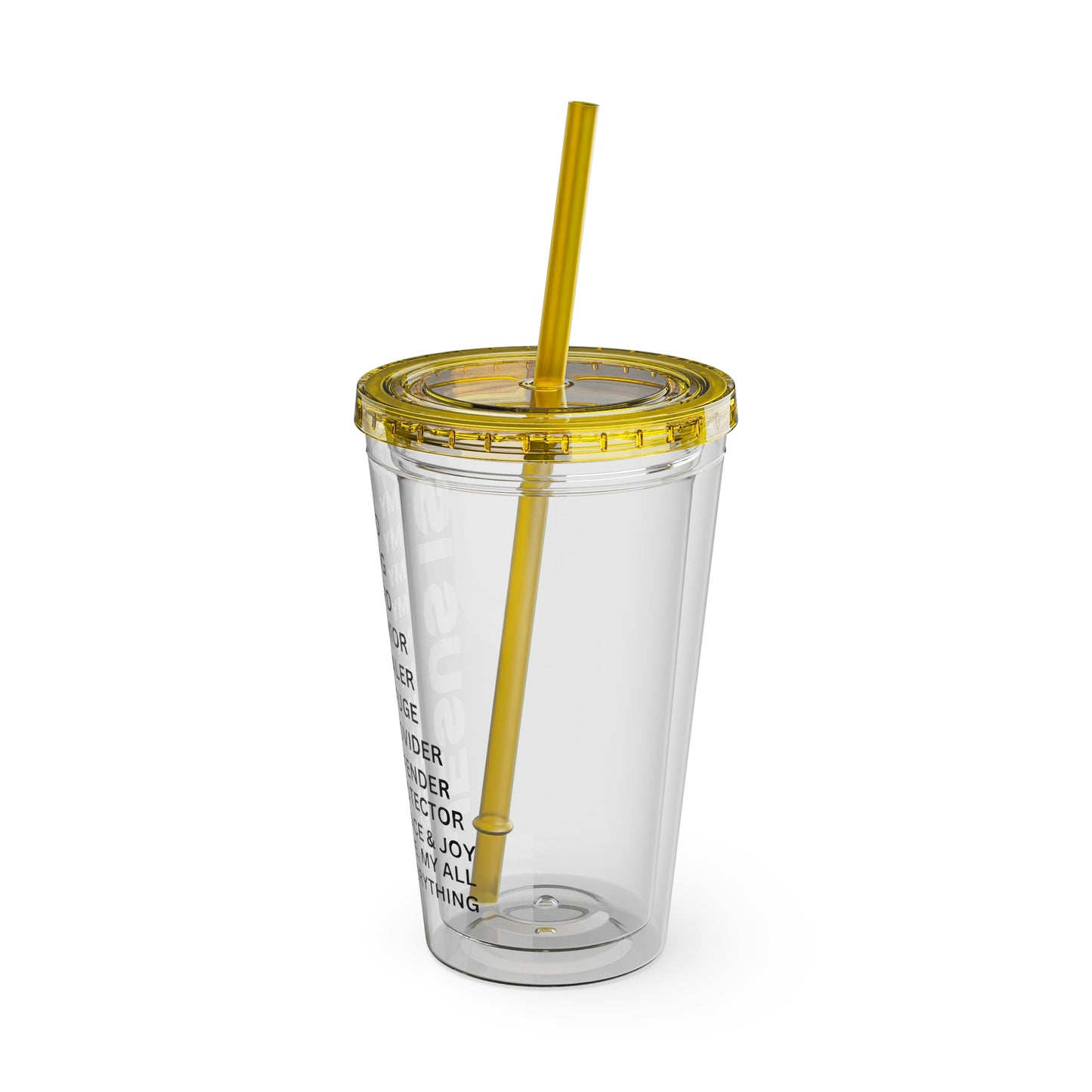 Christian JESUS IS 16oz Tumbler with Straw