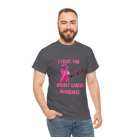 I Fight for My Wife Pink Ribbon T-Shirt