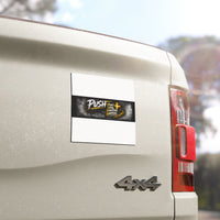 Car Magnet — "Push: Pray Until Something Happens" Inspirational Religious Bumper Sticker
