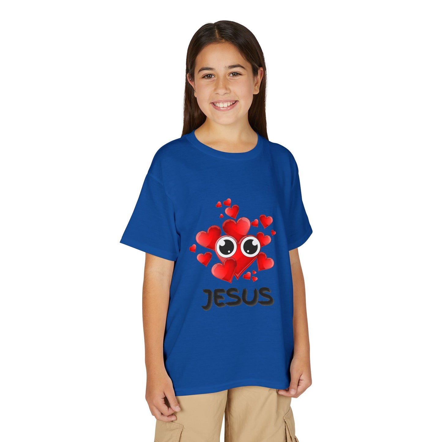 Eye Love Jesus Youth T-shirt - Black