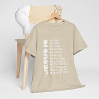 Christian JESUS IS T-shirt - White