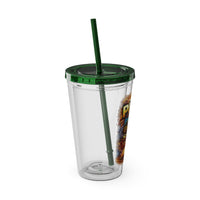 Push Pray Until Something Happens 16oz Tumbler — Bible