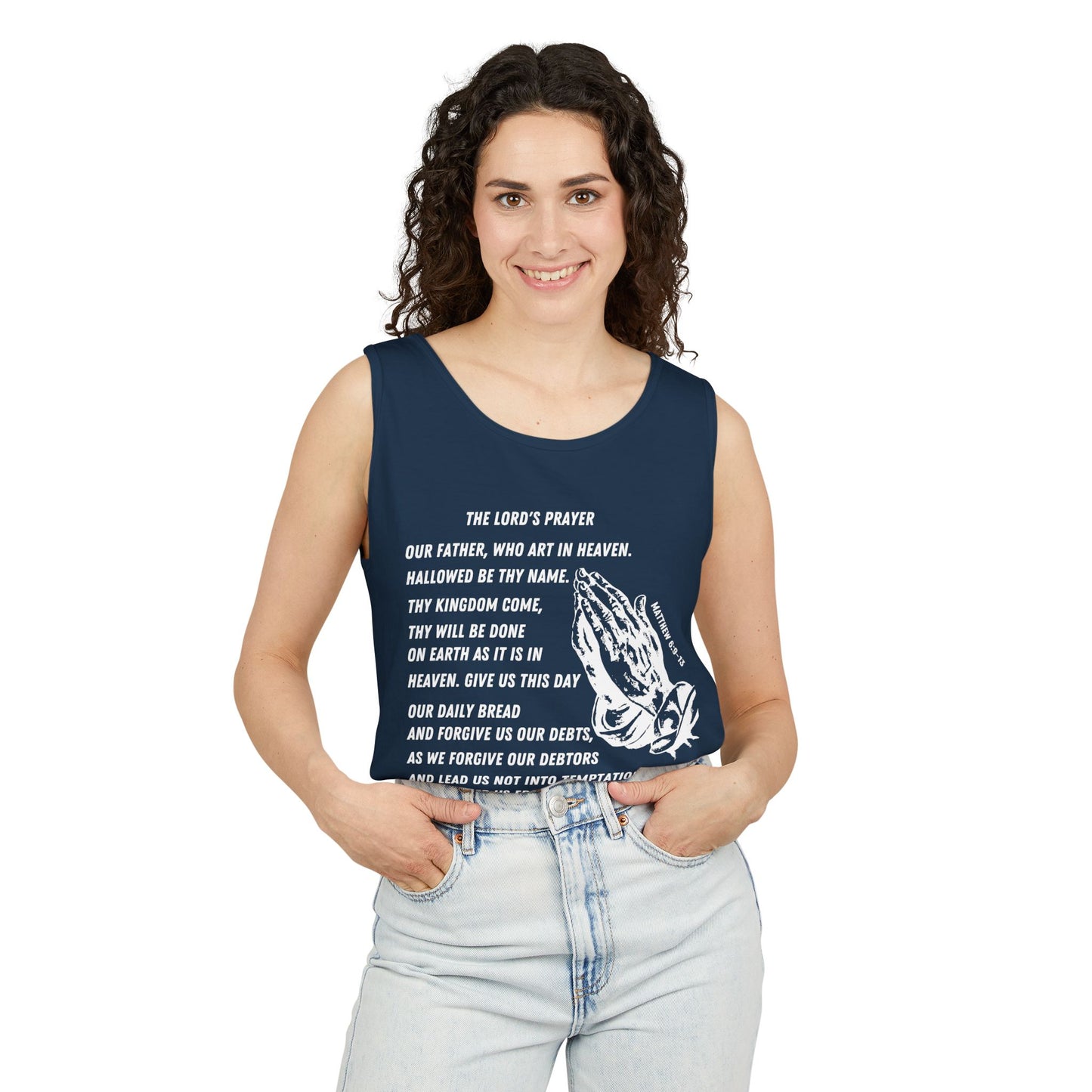 The Lord’s Prayer Tank Top - White
