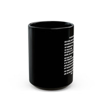 The Lord’s Prayer Black Coffee Mug (11oz/15oz)