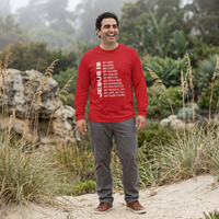 Christian JESUS IS Long Sleeve - White