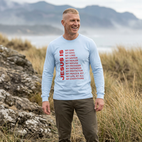 Christian JESUS IS Long Sleeve - Red