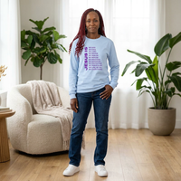 Christian JESUS IS Long Sleeve - Purple