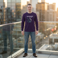 Anchored in the Lord Long Sleeve Tee - White