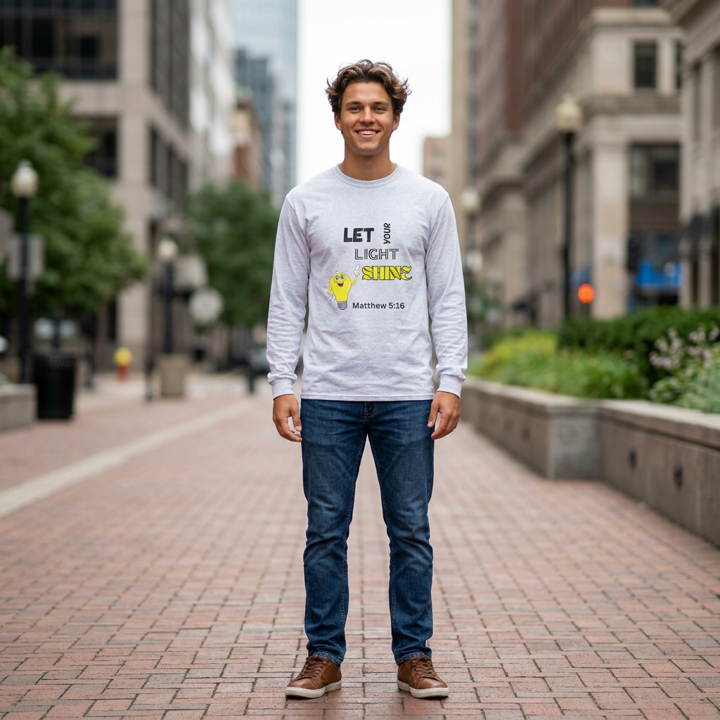 Let Your Light Shine Long Sleeve Tee