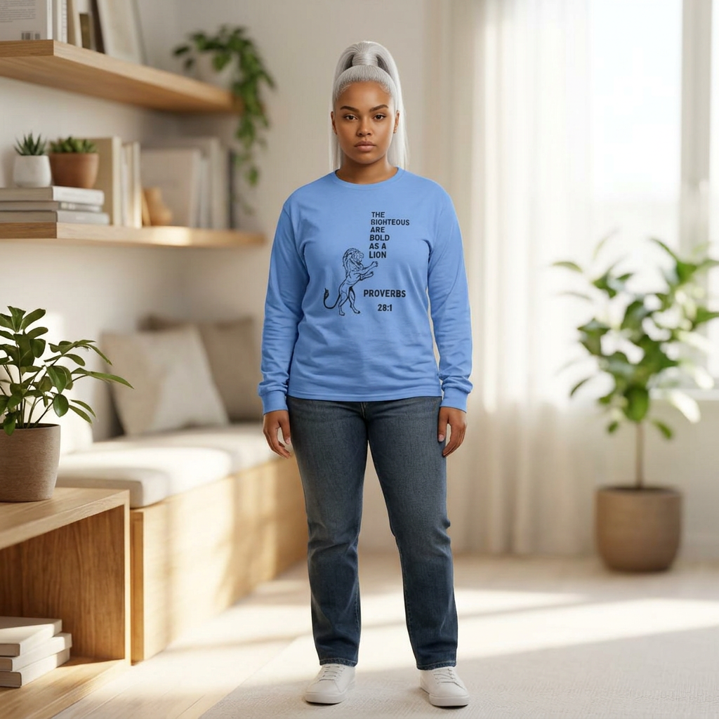 The Righteous Are Bold as a Lion Tee - Proverbs 28:1