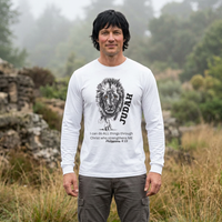 Lion of Judah Long Sleeve Tee - "I Can Do All Things' Philippians 4:13