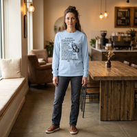 The Lord's Prayer Long Sleeve Tee - Black