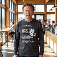 The Lord's Prayer Long Sleeve Tee- White