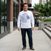 The Lord's Prayer Long Sleeve Tee - Blue