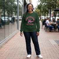 Breast Cancer Support Long Sleeve Tee — "No One Fights Alone, I Got Your Back"