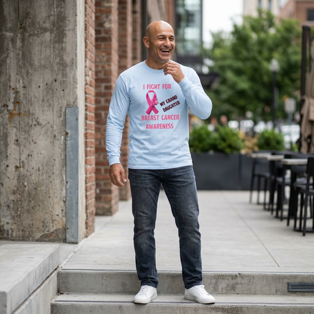 "I Fight For My Granddaughter" Long Sleeve T-Shirt