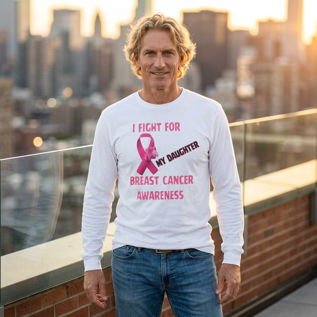 "I Fight For My Daughter" Long Sleeve T-Shirt