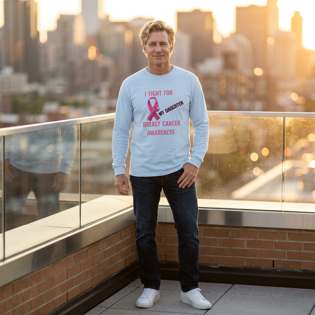 "I Fight For My Daughter" Long Sleeve T-Shirt