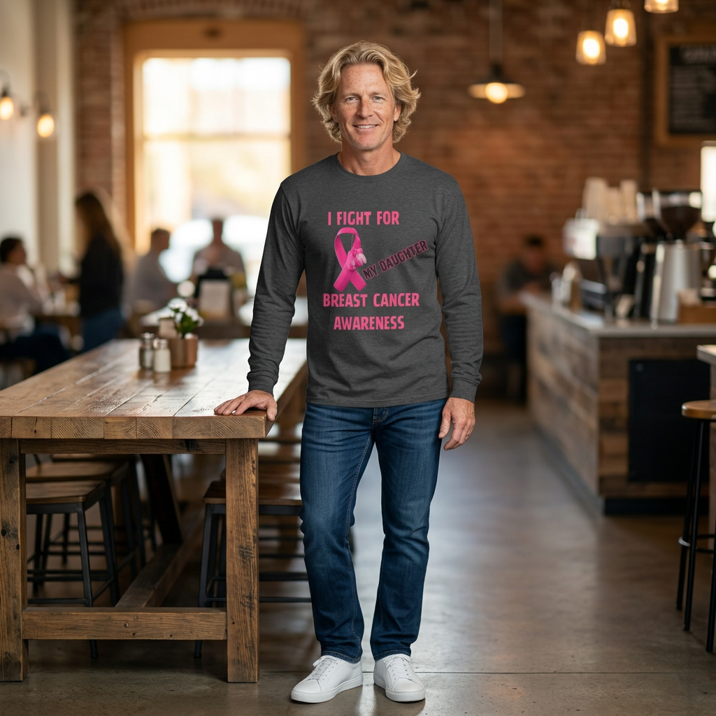 "I Fight For My Daughter" Long Sleeve T-Shirt
