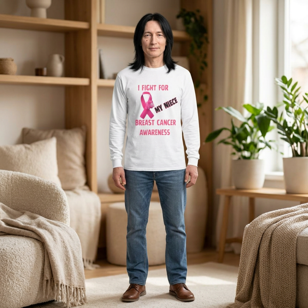 "I Fight For My Neice" Long Sleeve T-Shirt