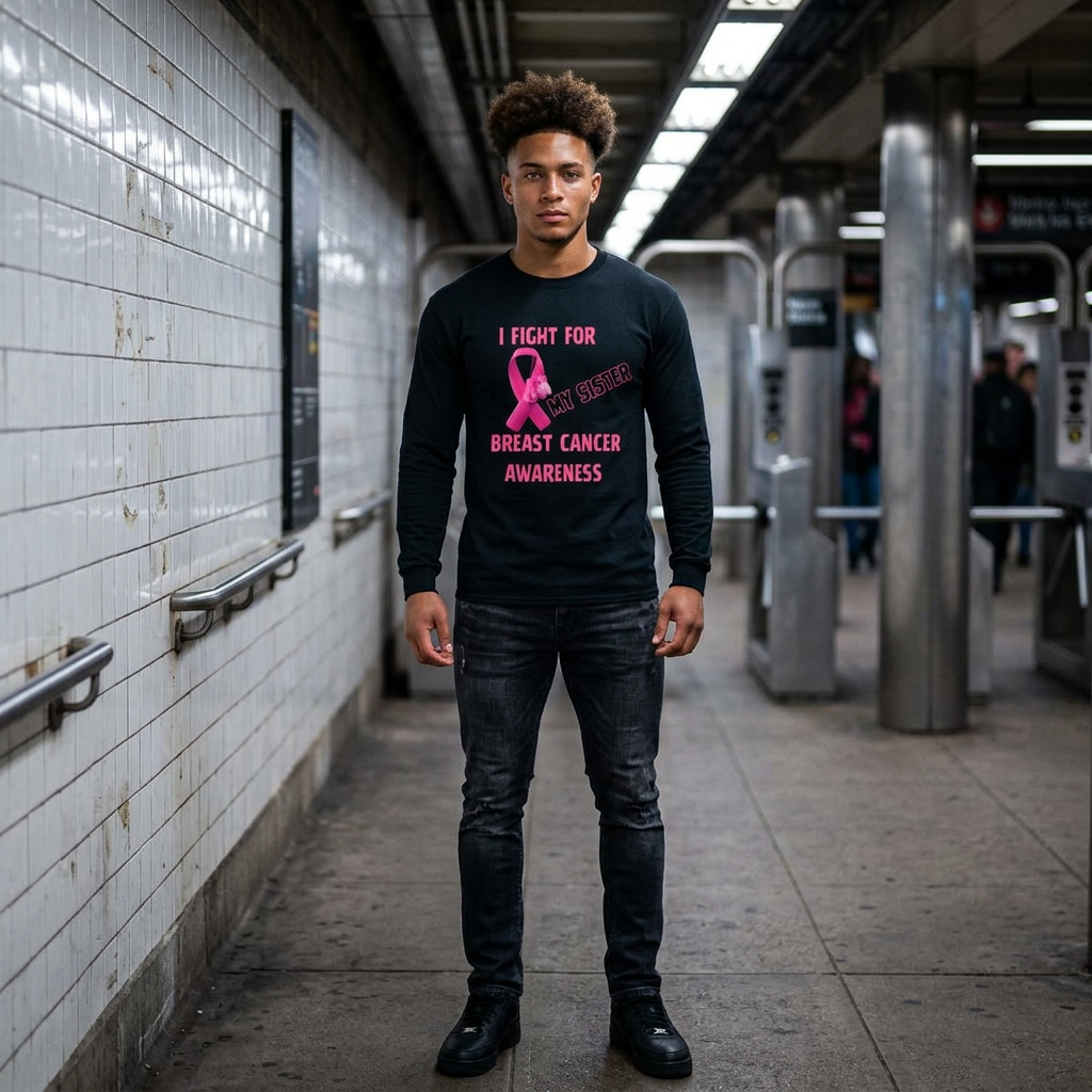 "I Fight For My Sister" Long Sleeve T-Shirt