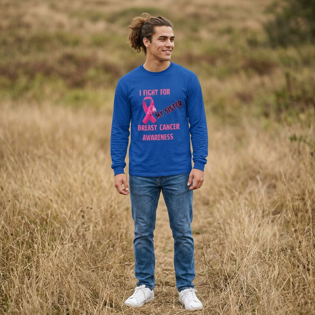 "I Fight For My Sister" Long Sleeve T-Shirt