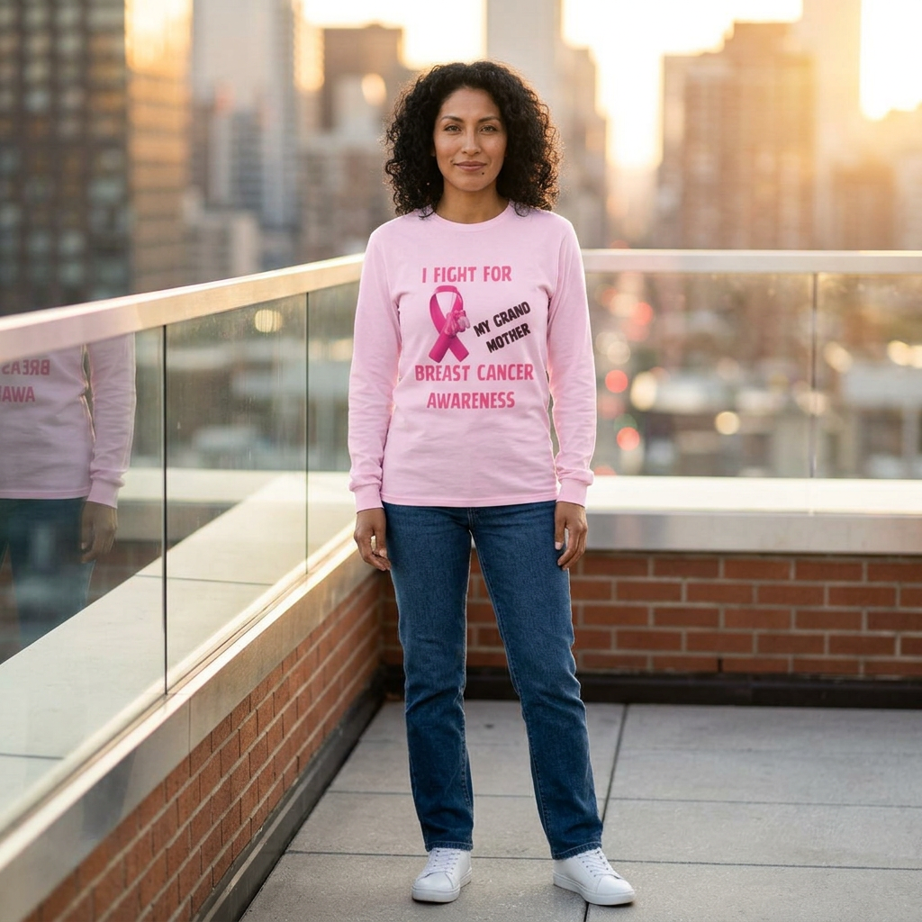 "I Fight For My Grandmother" Long Sleeve T-Shirt