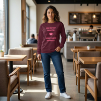 Breast Cancer Awareness Long Sleeve Tee — "Gone But Not Forgotten"