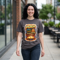 Push Pray Until Something Happens T‑Shirt - Bible — 7X only