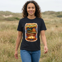 Push Pray Until Something Happens T‑Shirt - Bible — 7X only