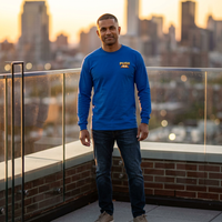 PUSH: Pray Until Something Happens Long Sleeve front/back - Bible