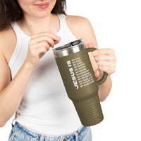 Christian JESUS IS Insulated Travel Mug, 40oz White
