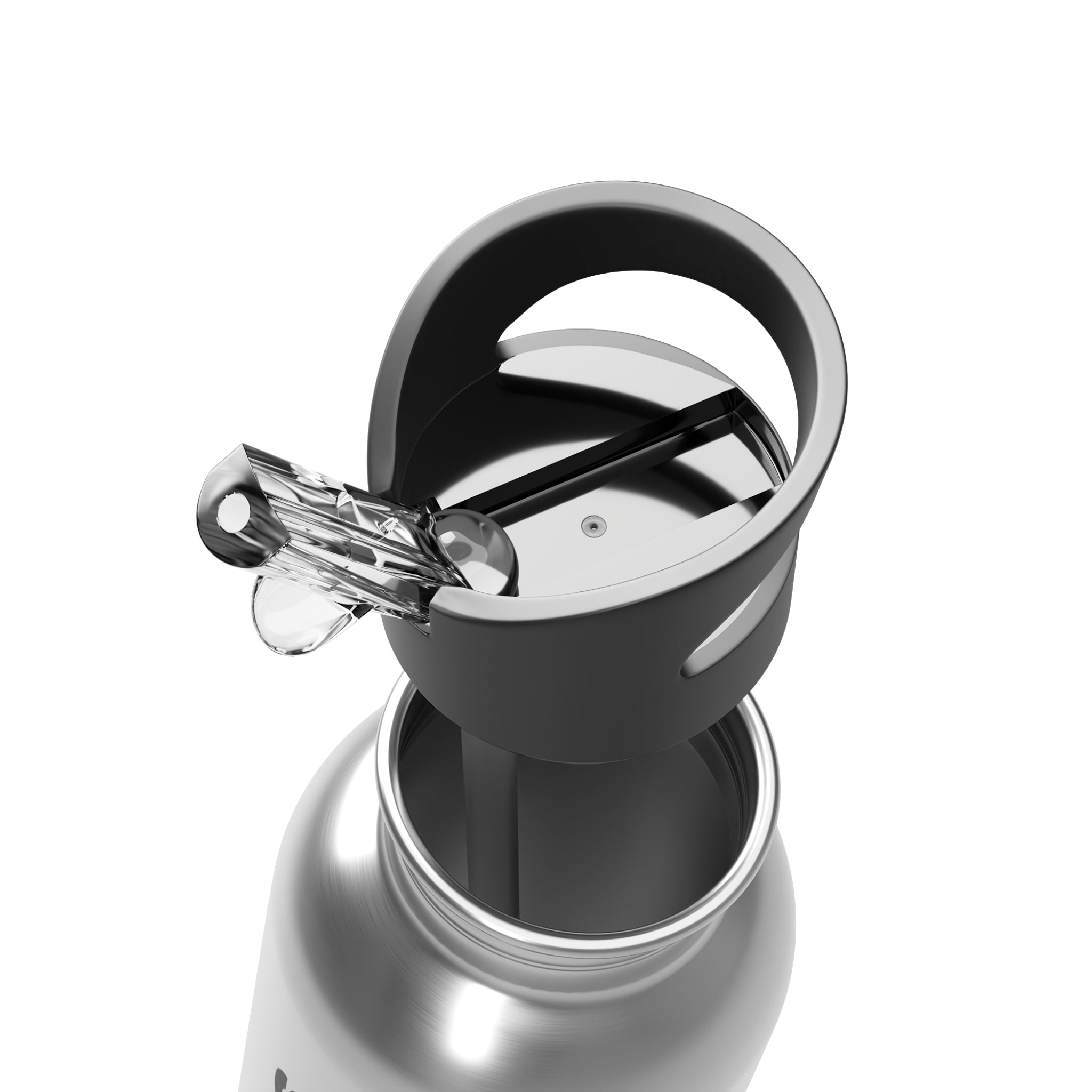 Christian JESUS IS 20oz Stainless Water Bottle with Straw