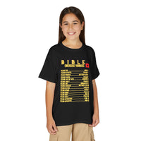 Bible Emergency Numbers Youth T-Shirt — Yellow