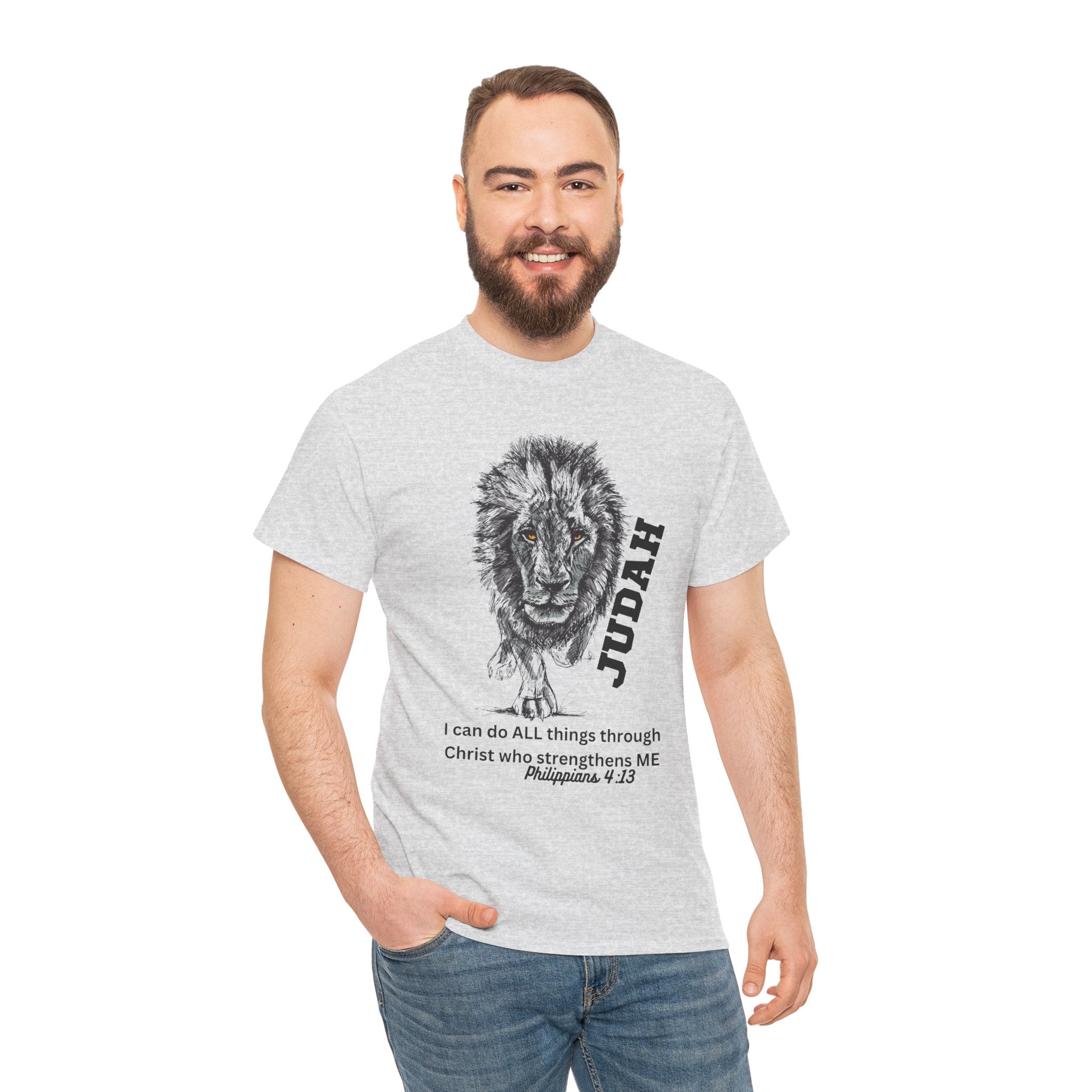 Lion of Judah – ‘I Can Do All Things’ Philippians 4:13 Tee