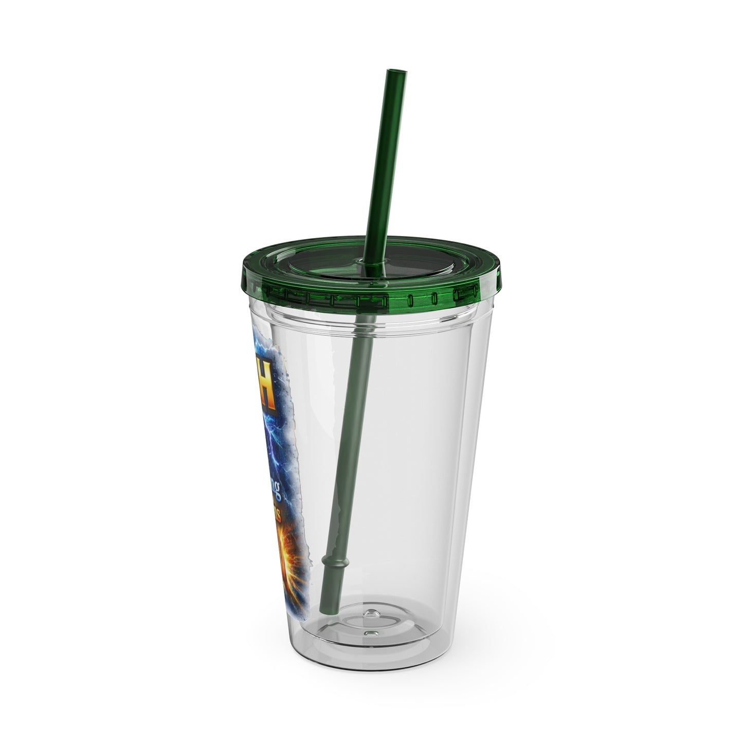 Push Pray Until Something Happens 16ozTumbler — Hands