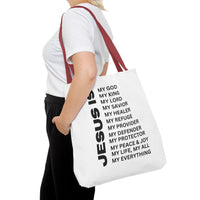 Christian JESUS IS Tote Bag - White