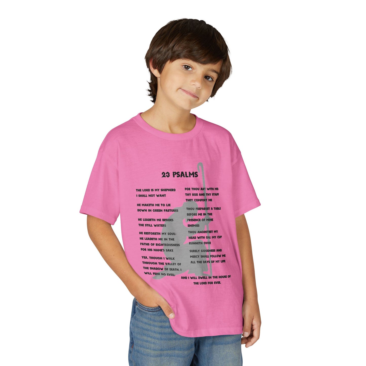 23 Psalms Youth T-shirt - Black