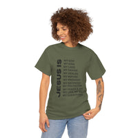 Christian JESUS IS T‑Shirt - Black