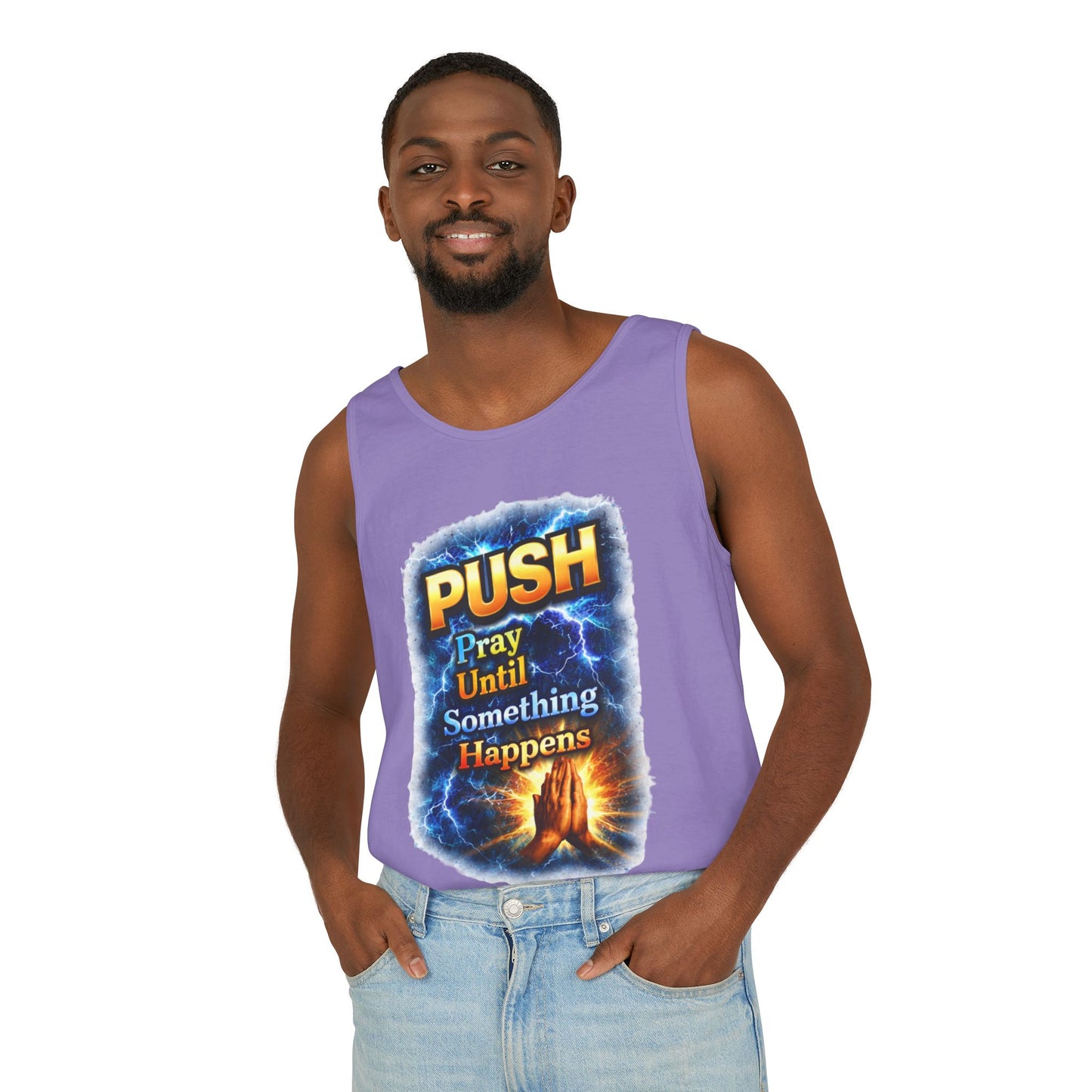 Push: Pray Until Something Happens Tank - Hands