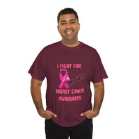 I Fight for My Wife Pink Ribbon T-Shirt