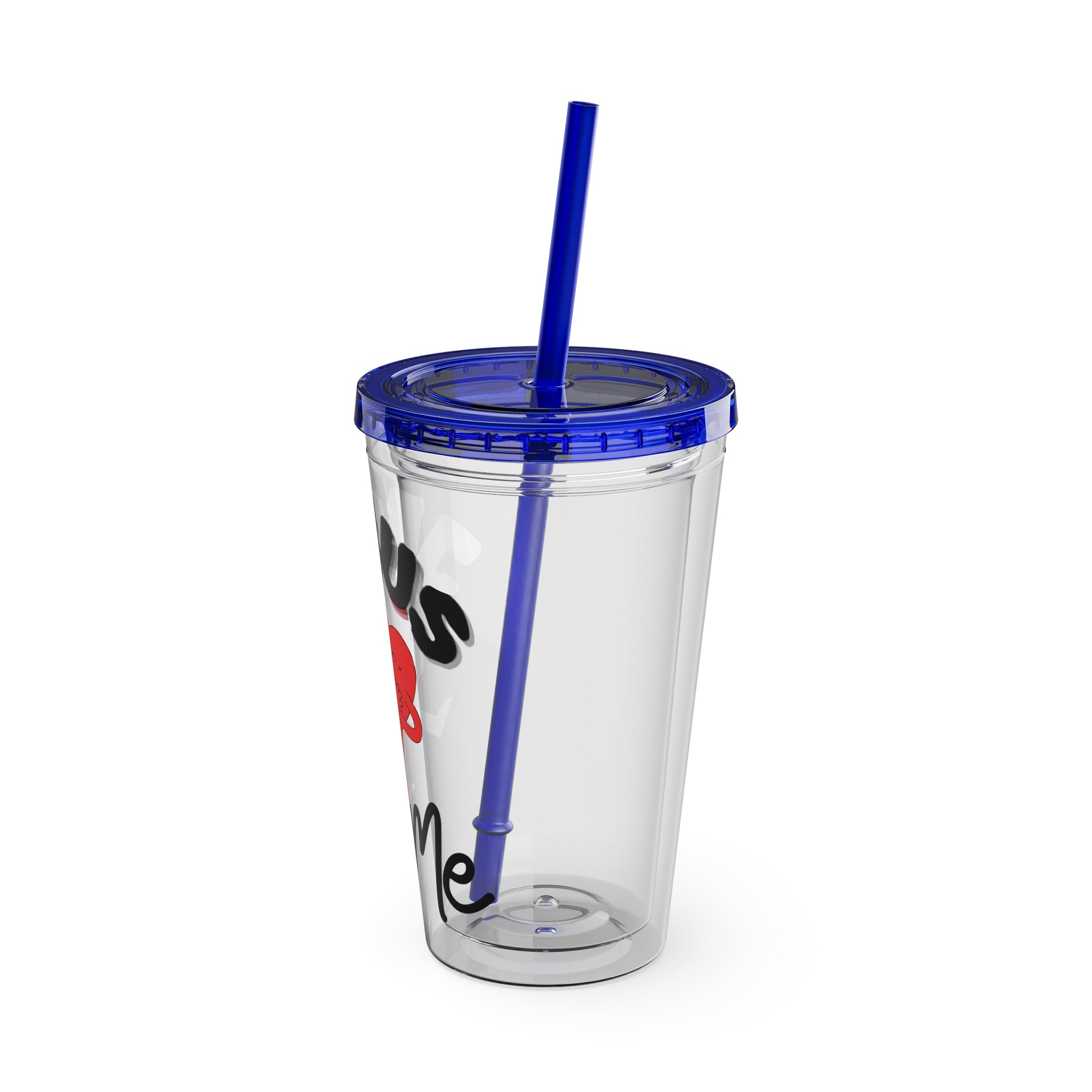 Jesus Loves Me 16oz Tumbler with Straw