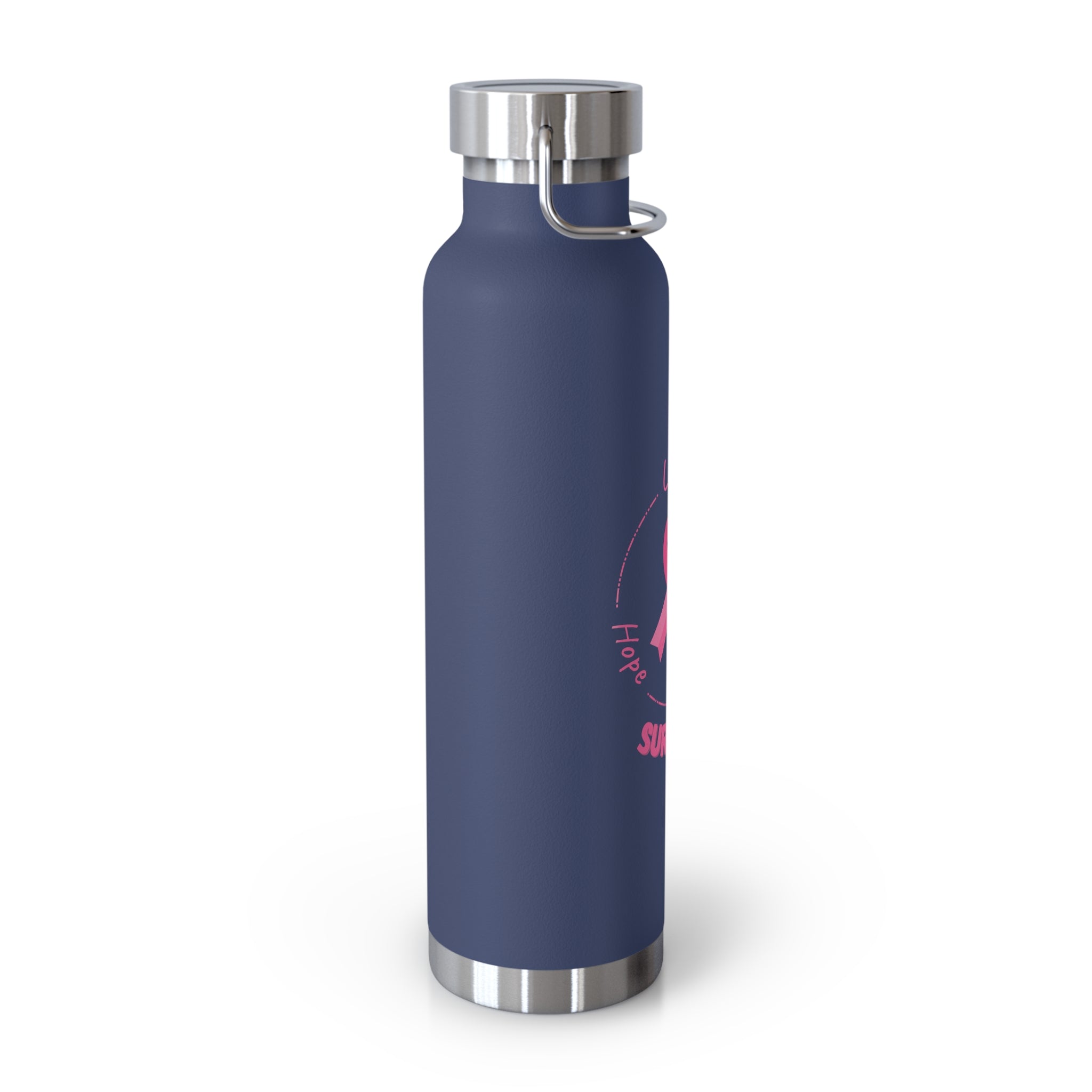 Survivor Breast Cancer Awareness 22oz Insulated Water Bottle
