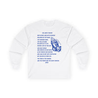 The Lord's Prayer Long Sleeve Tee - Blue