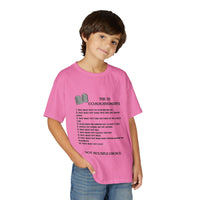 10 Commandments Youth T-shirt - Black