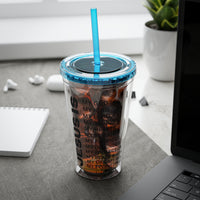 Christian JESUS IS 16oz Tumbler with Straw