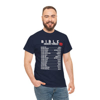 Bible Emergency Numbers Tee - White