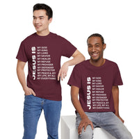 Christian JESUS IS T-shirt - White